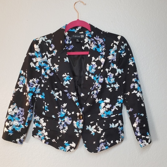 floral blazer - Picture 3 of 7